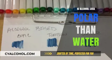 Is Alcohol Less Polar Than Water? Exploring Molecular Differences