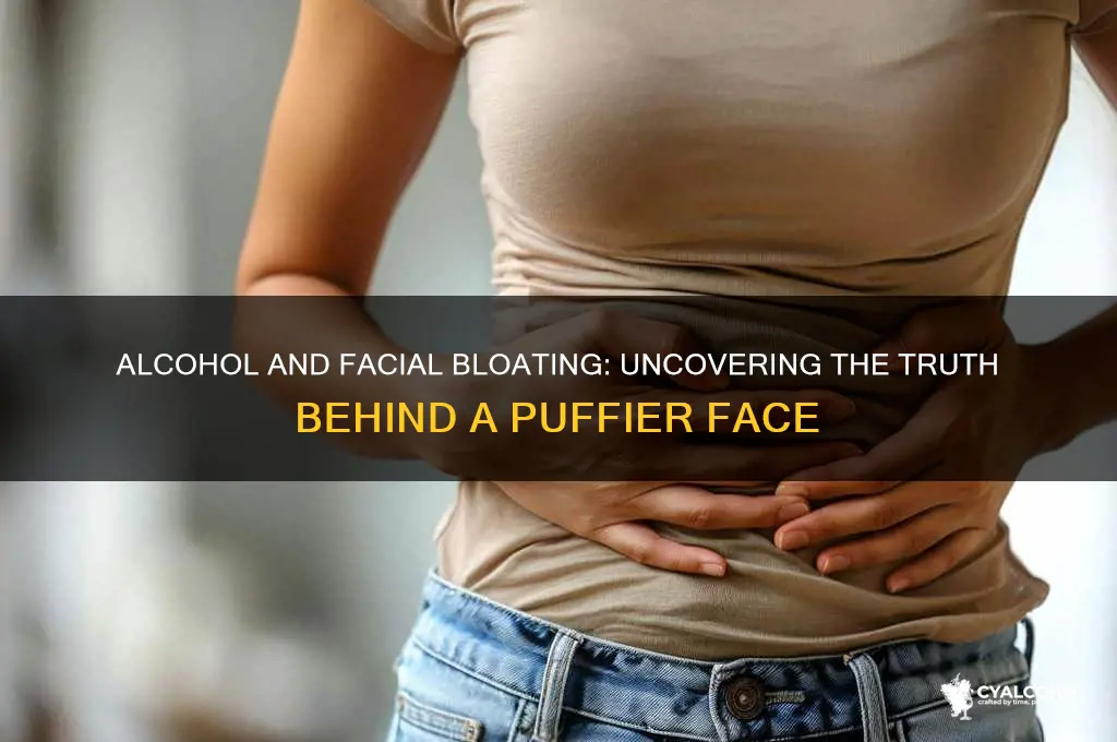 is alcohol making my face fat