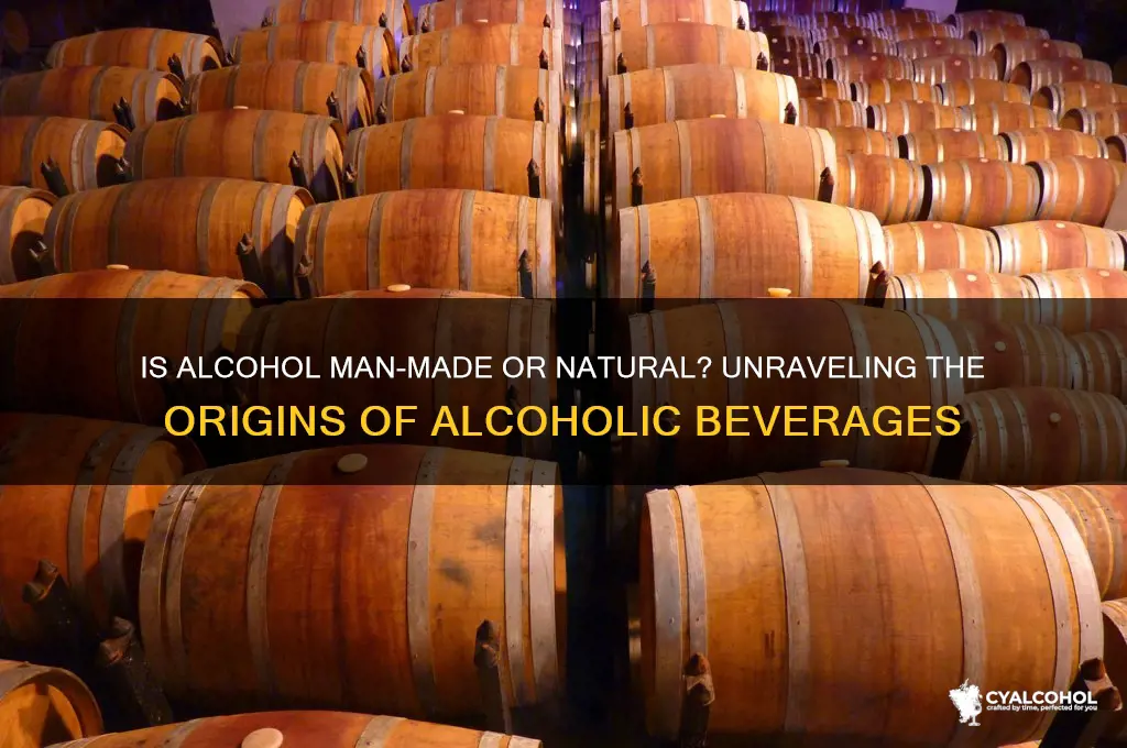 is alcohol man made or natural