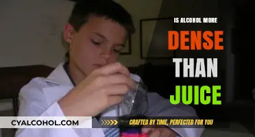Alcohol vs. Juice: Unraveling the Density Mystery in Beverages