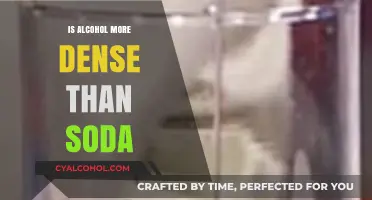 Alcohol vs. Soda: Uncovering the Truth About Density Differences