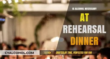 Rehearsal Dinner Dilemma: Is Alcohol Essential for the Celebration?