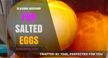 Salted Eggs and Alcohol: Unraveling the Myth of Necessity
