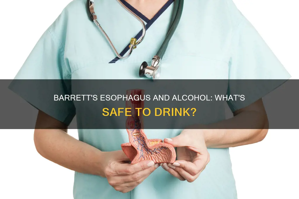 is alcohol ok with barrett esophagus
