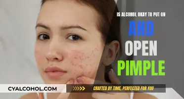 Alcohol on Pimples: Good or Bad Idea?