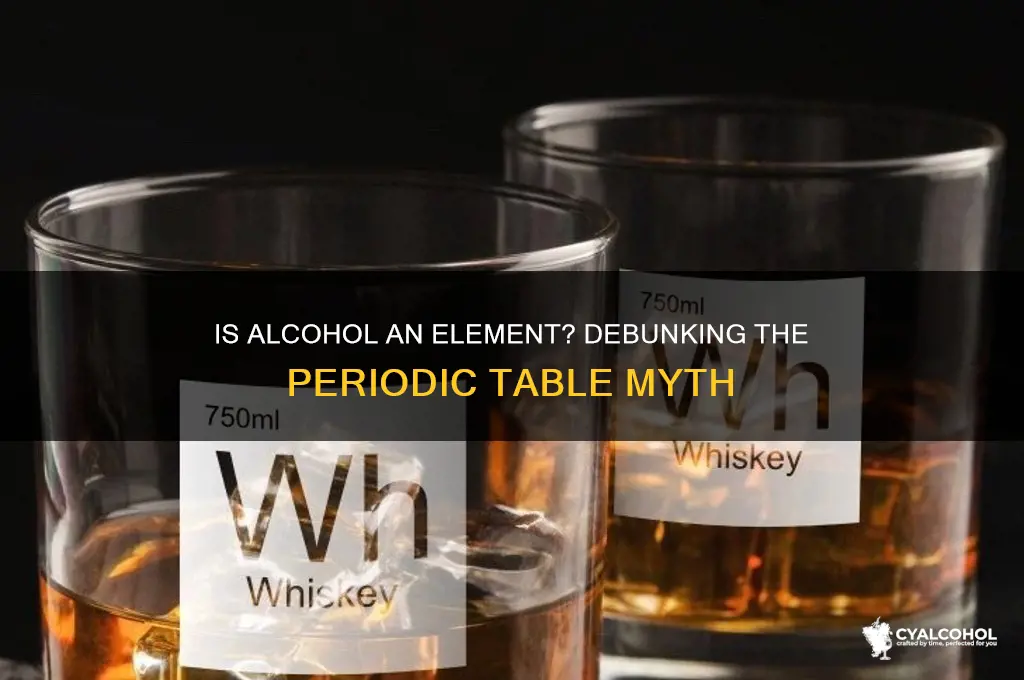 is alcohol on the periodic table