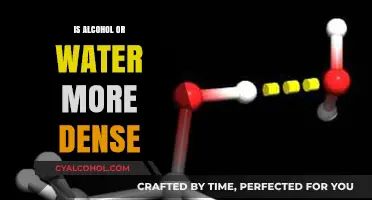 Alcohol vs. Water: Unraveling the Density Mystery and Its Implications