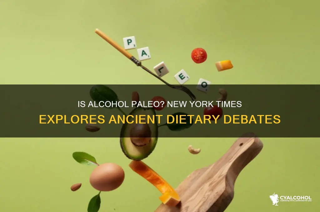 is alcohol paleo new york times