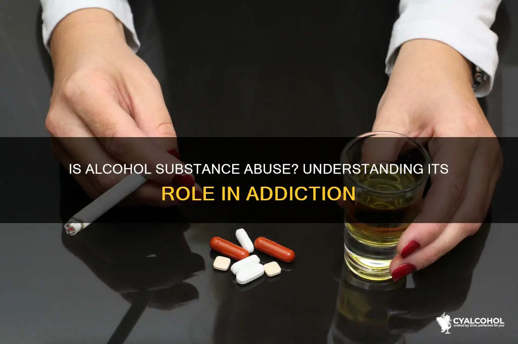 is alcohol part of substance abuse