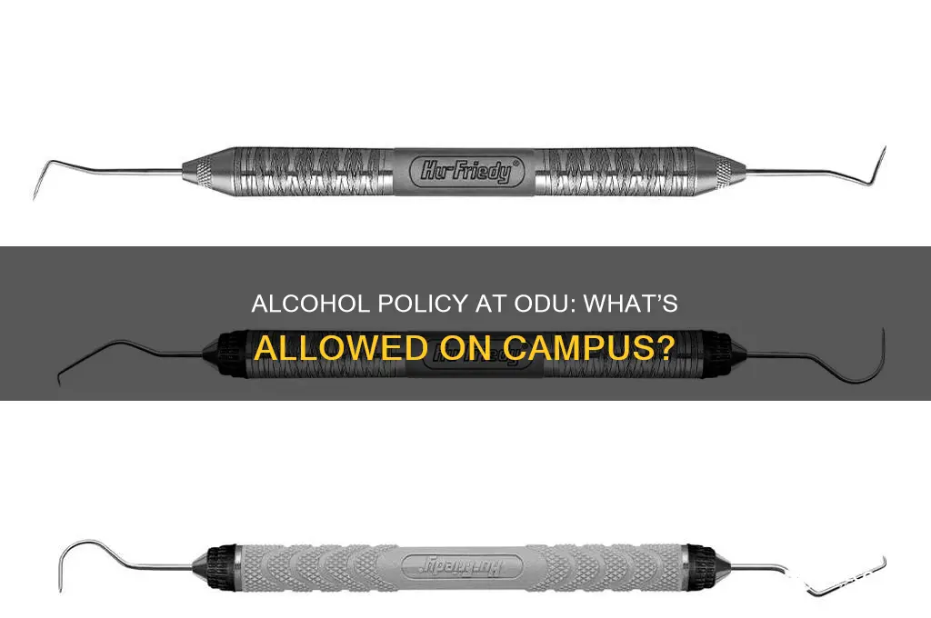 is alcohol permitted in odu campus