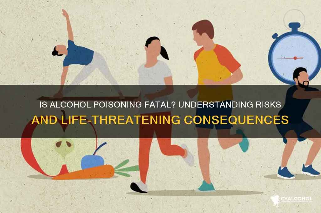 is alcohol poisoning fatal