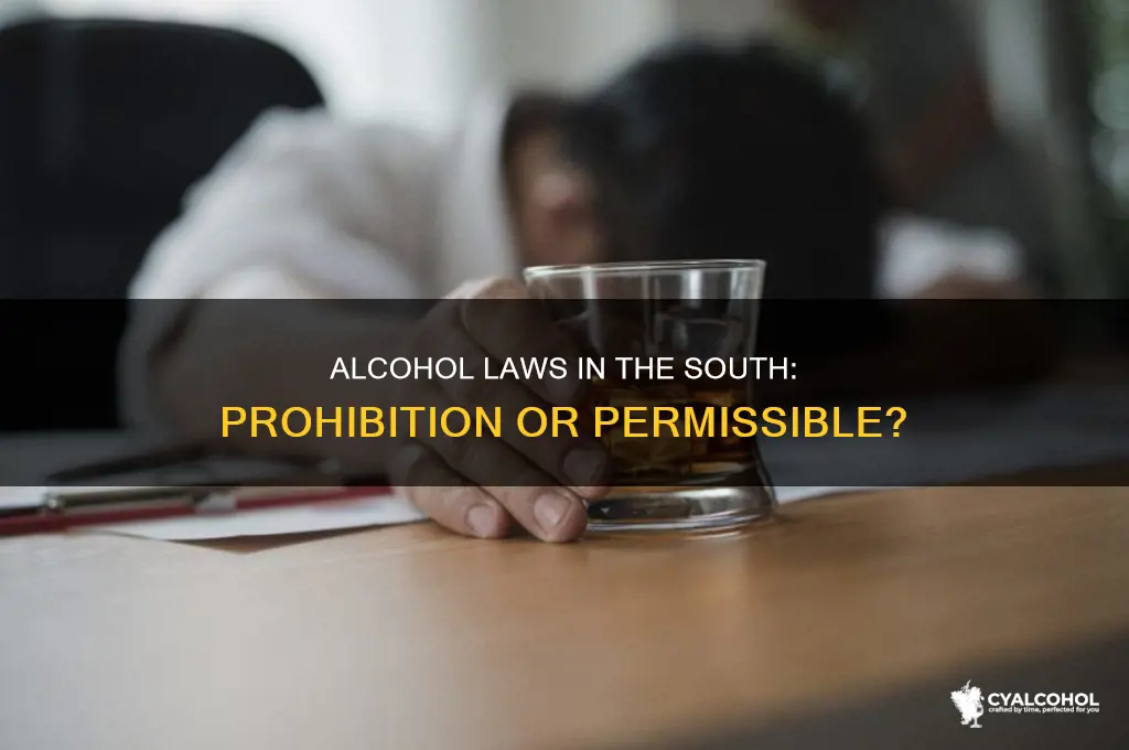 is alcohol prohibited in the south