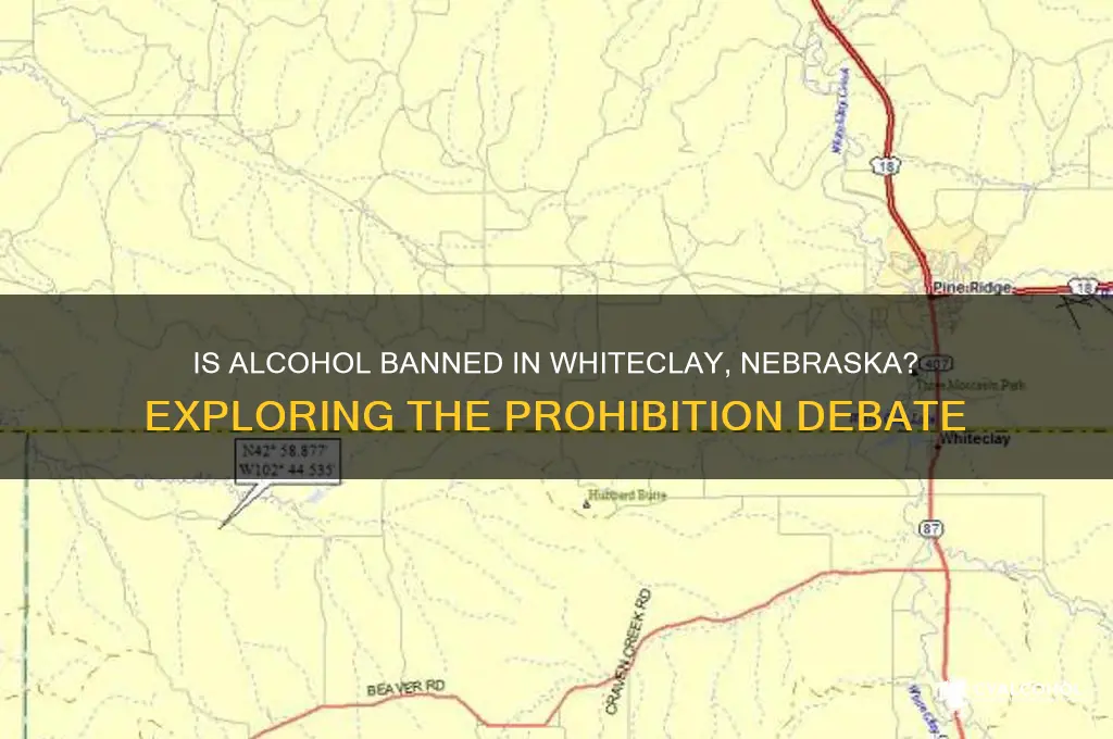 is alcohol prohibited in whiteclay nebraska