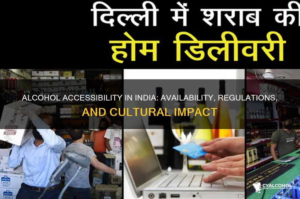is alcohol readily available in india
