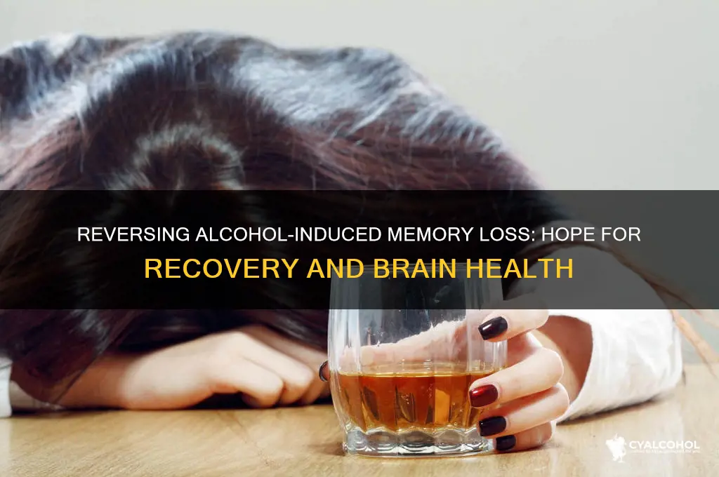 is alcohol related memory loss reversible