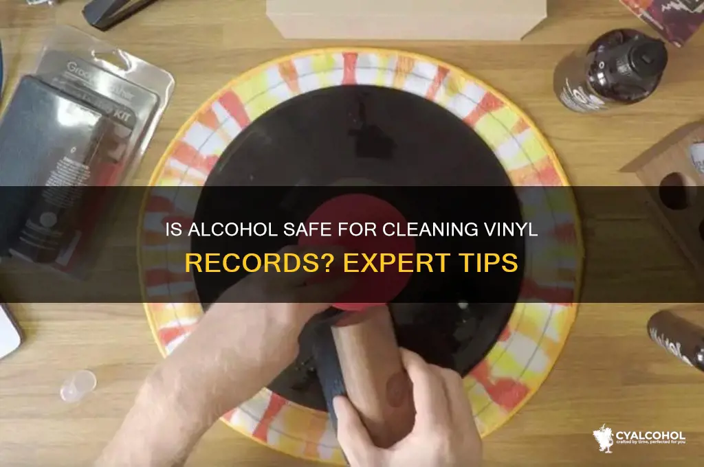 is alcohol safe on vinyl records