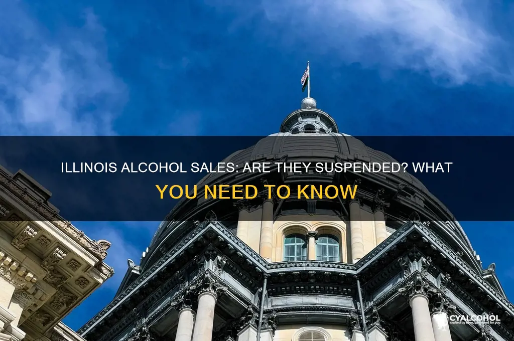 is alcohol sales suspended in illinois