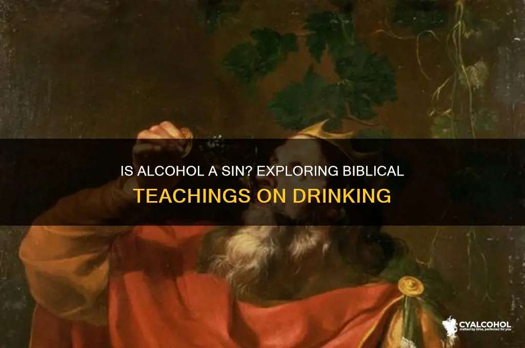 is alcohol sin in the bible