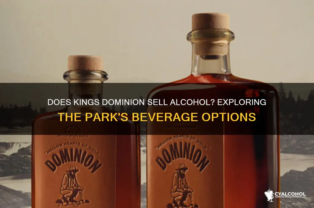 is alcohol sold at kings dominion