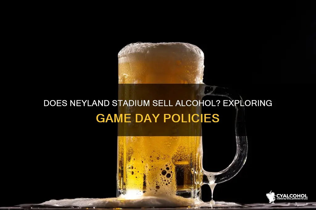 is alcohol sold at neyland stadium