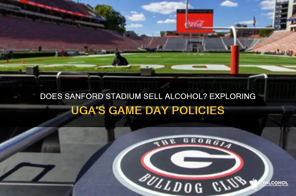 is alcohol sold at sanford stadium