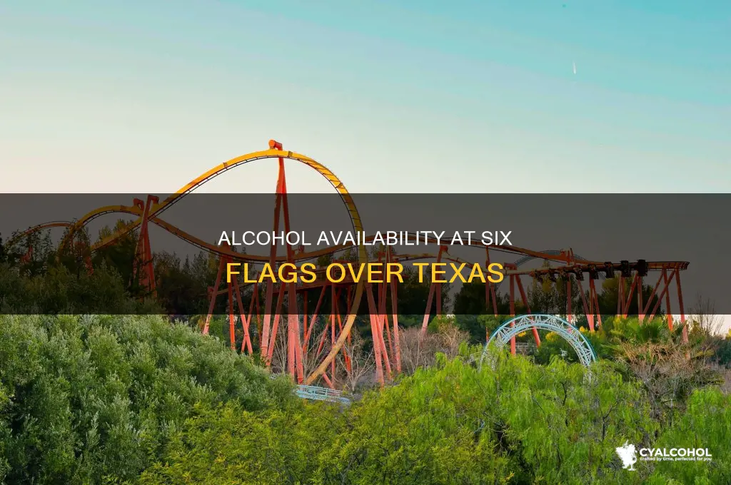 is alcohol sold at six flags over texas