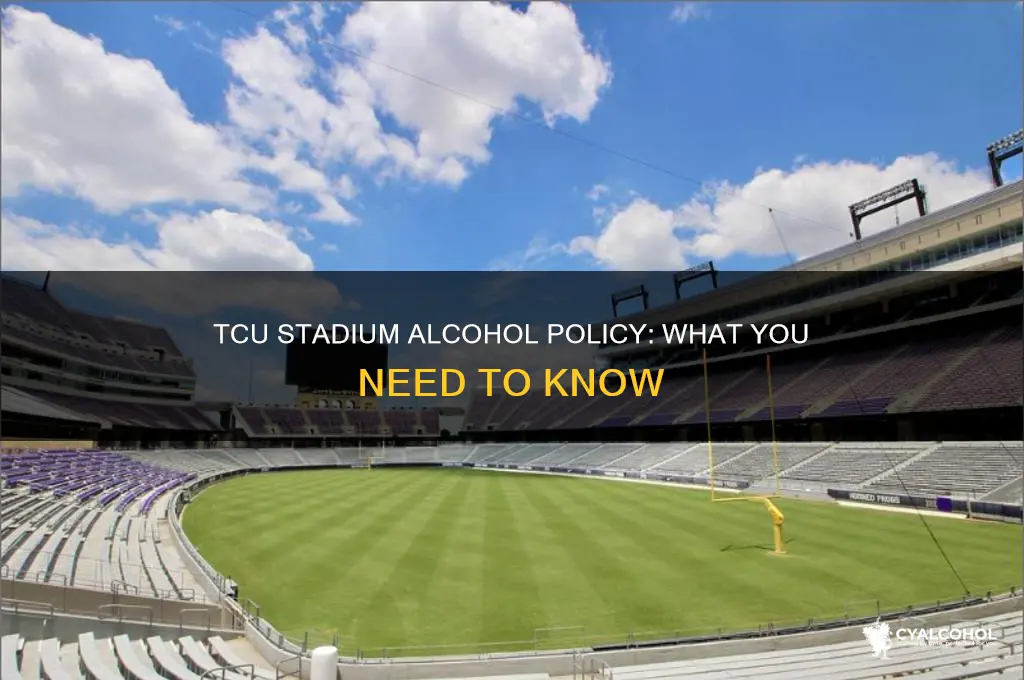 is alcohol sold at tcu stadium