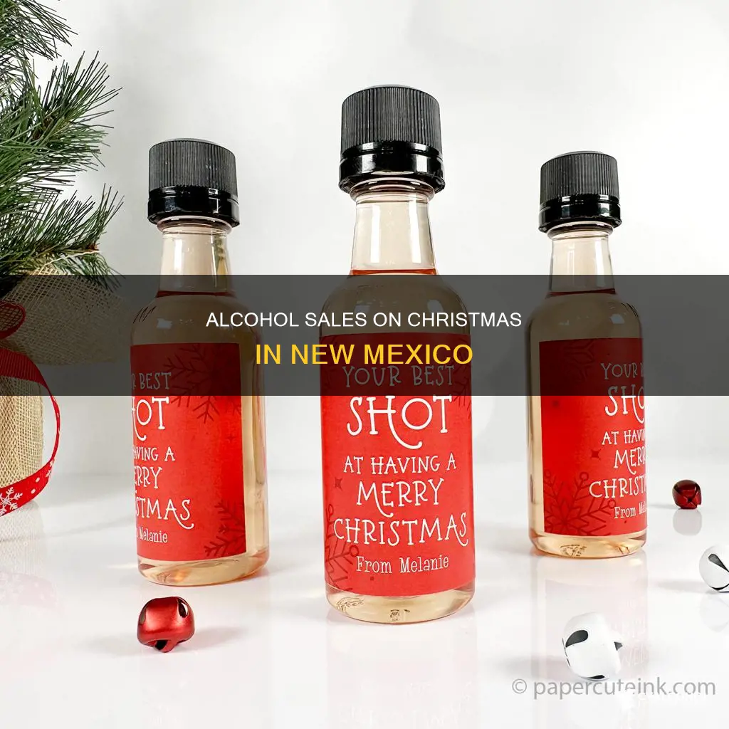 is alcohol sold on christmas day in new mexico