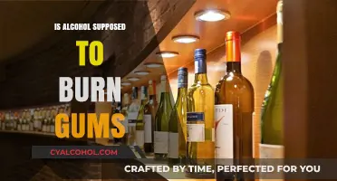 Does Alcohol Burn Gums? Understanding the Sensation and Risks