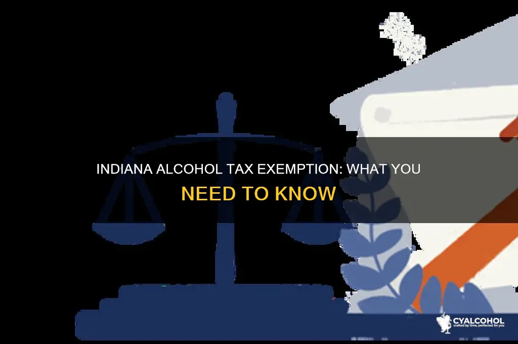 is alcohol tax exempt in indiana