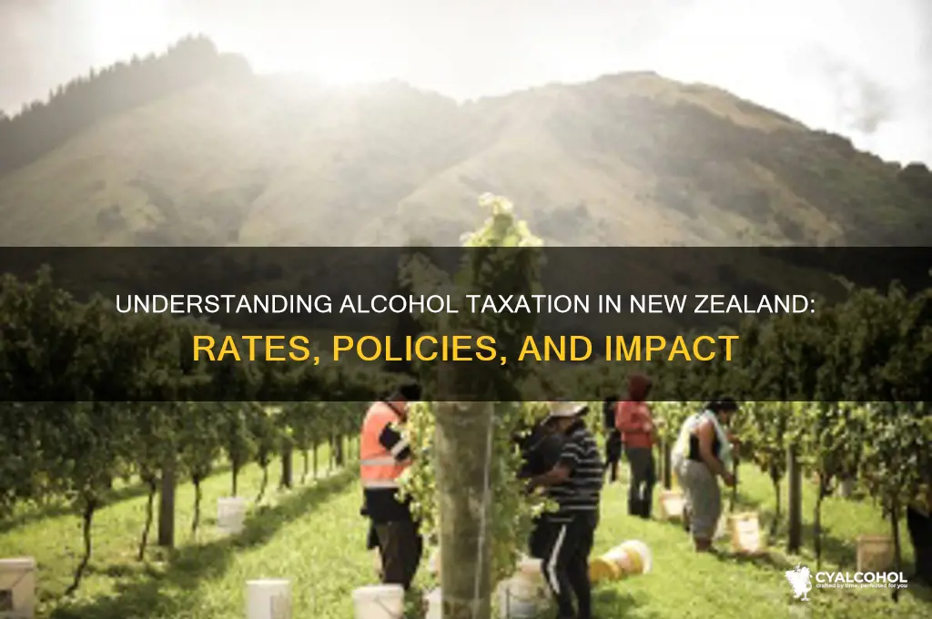 is alcohol taxed in new zealand