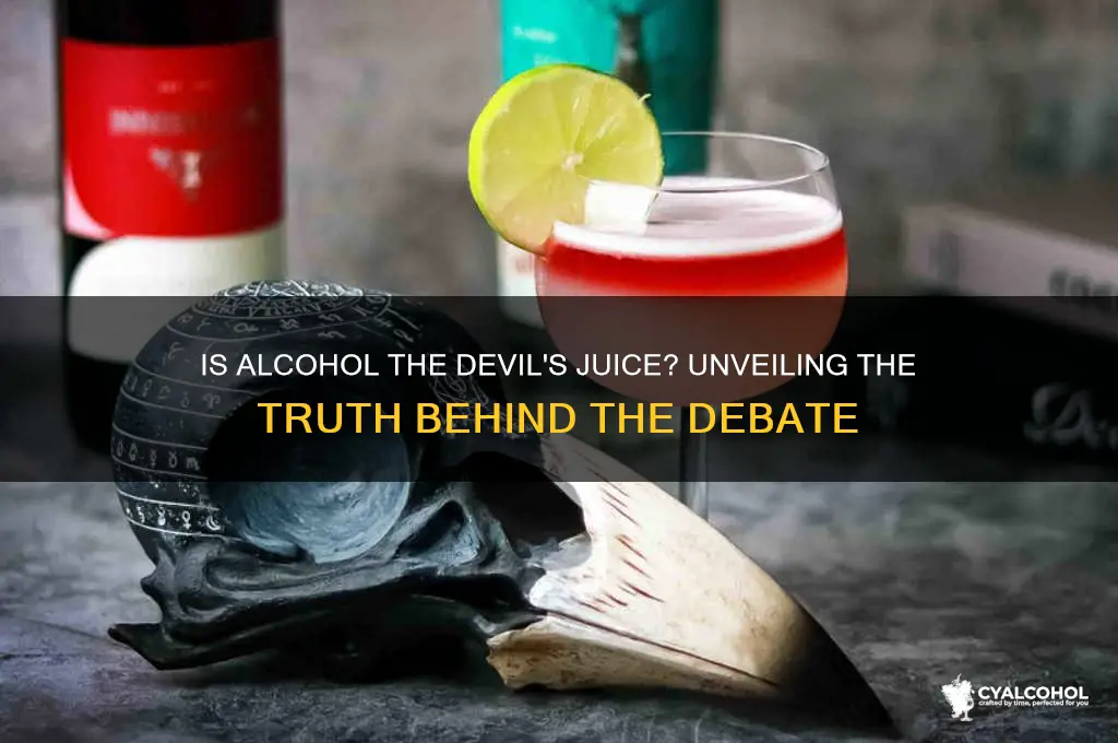 is alcohol the devil