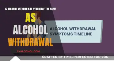 Alcohol Withdrawal Syndrome: Different from Alcohol Withdrawal?
