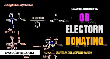 Alcohol's Role in Chemical Reactions: Withdrawing or Donating Electrons?