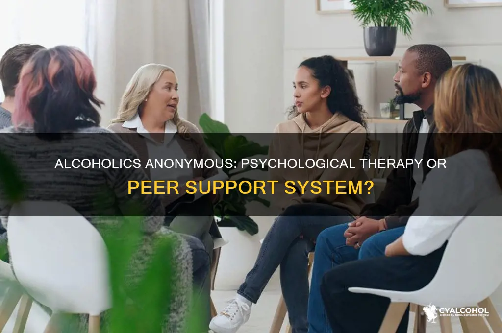 is alcoholic anonymous a psychological therapy