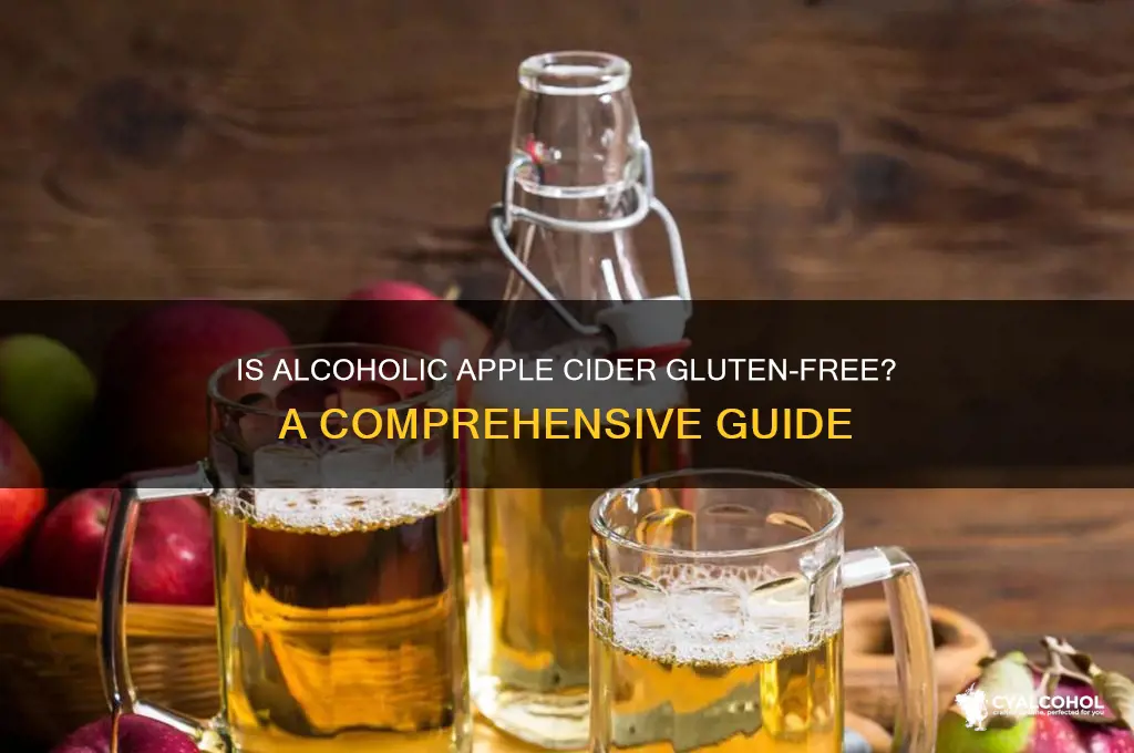 is alcoholic apple cider gluten free