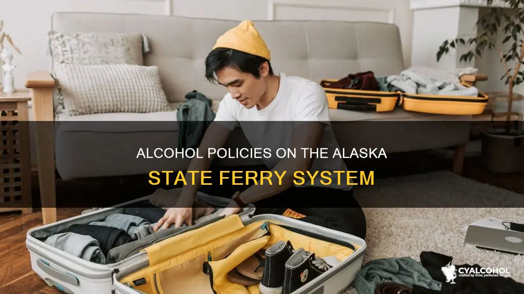 is alcoholic beverages on the alaska state ferry system