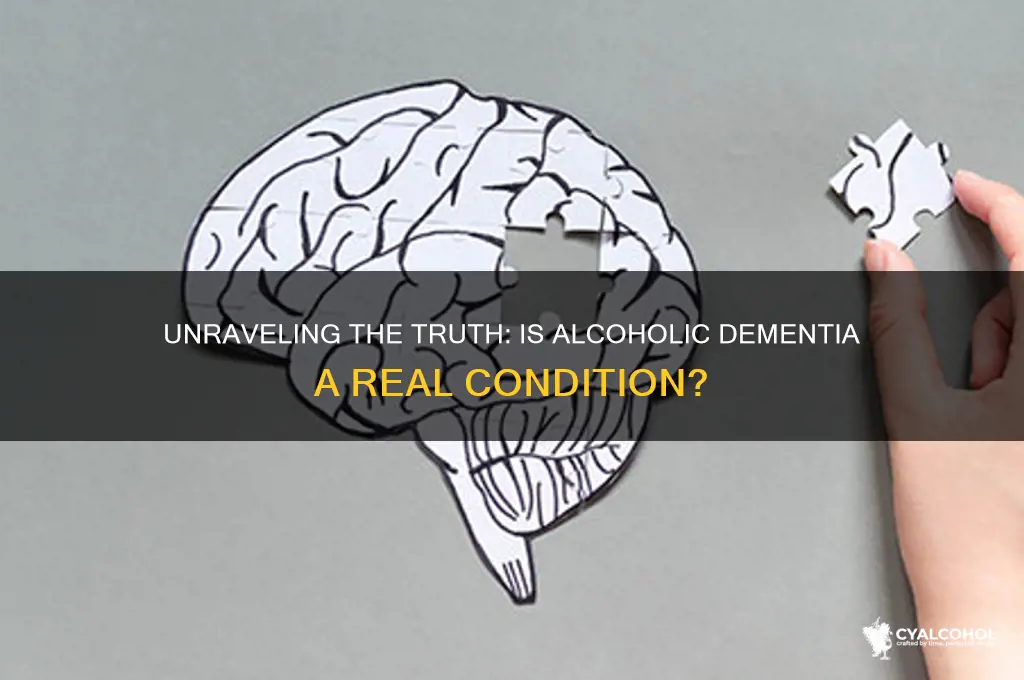 is alcoholic dementia real