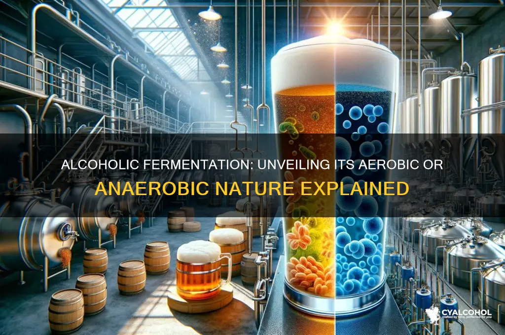 is alcoholic fermentaion aerobic or anaerobic