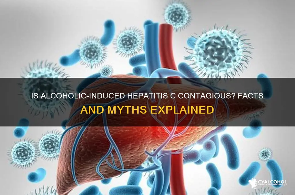 is alcoholic induced hep c contagious