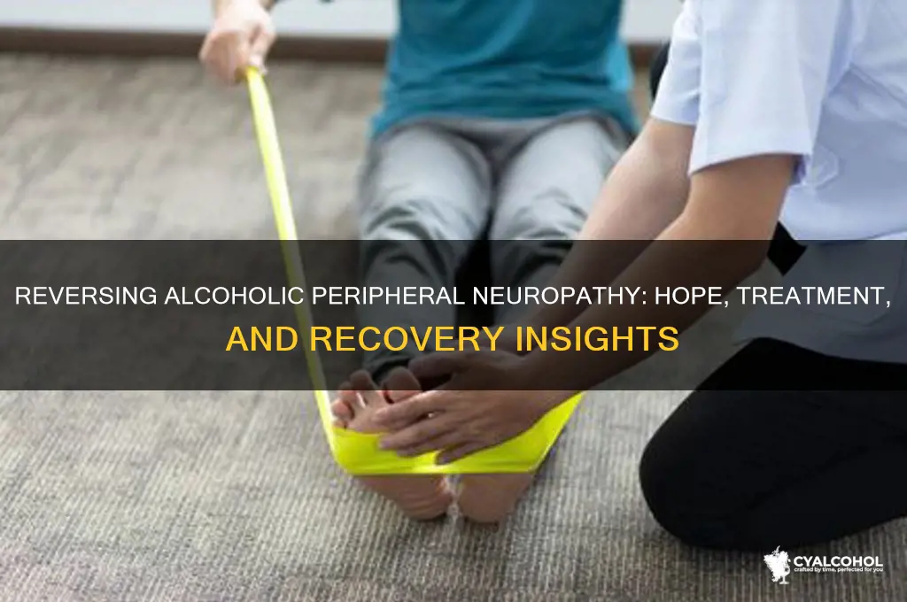 is alcoholic peripheral neuropathy reversible