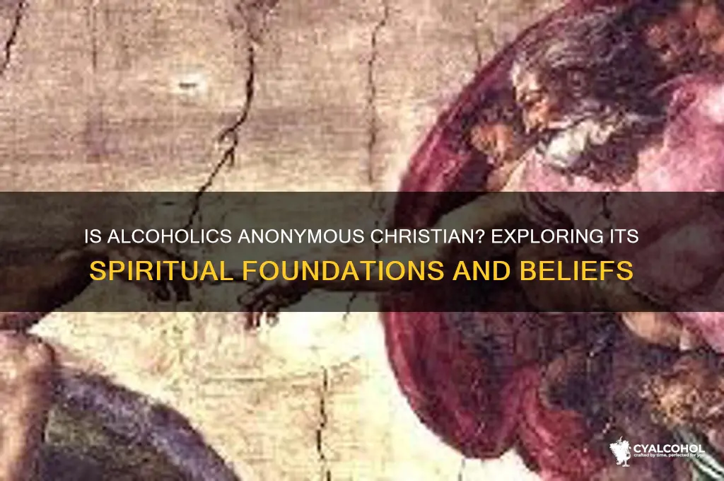 is alcoholics anonymous a christian organization