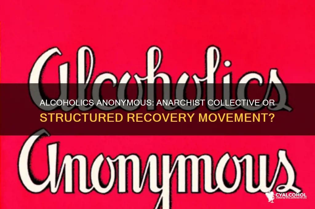 is alcoholics anonymous an anarchist collective
