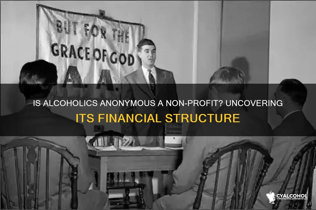 is alcoholics anonymous non profit