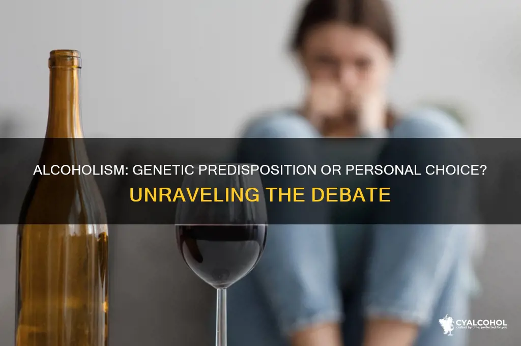 is alcoholism a choice or genetic