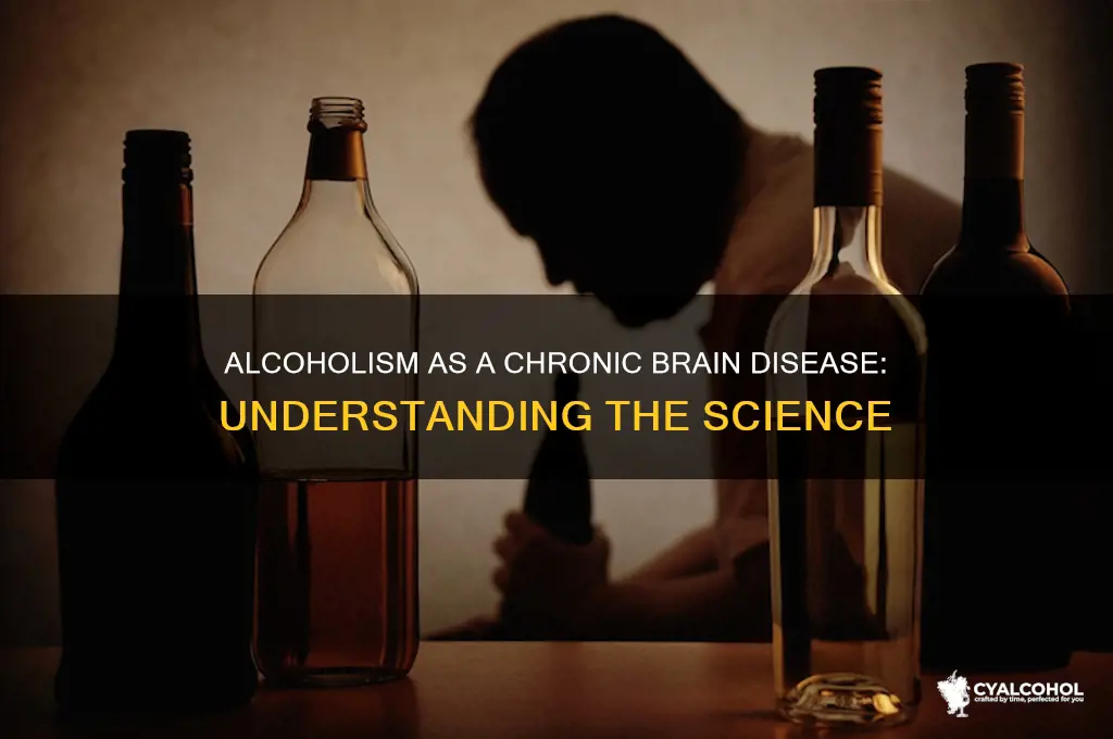 is alcoholism a chronic brain disease