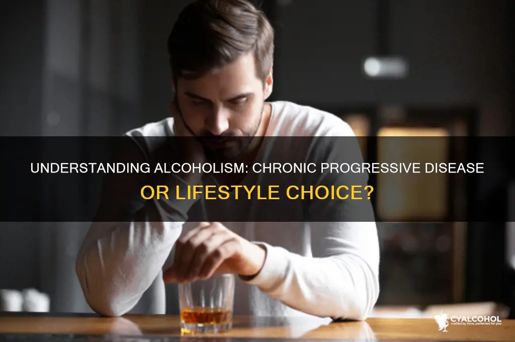 is alcoholism a chronic progressive disease