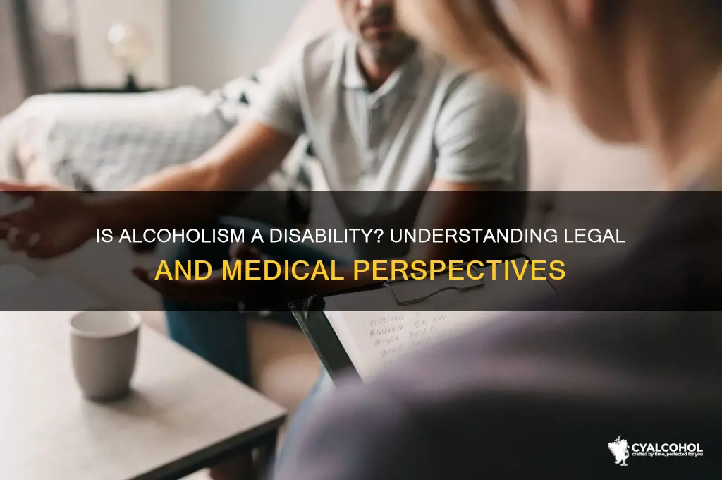 is alcoholism a disability