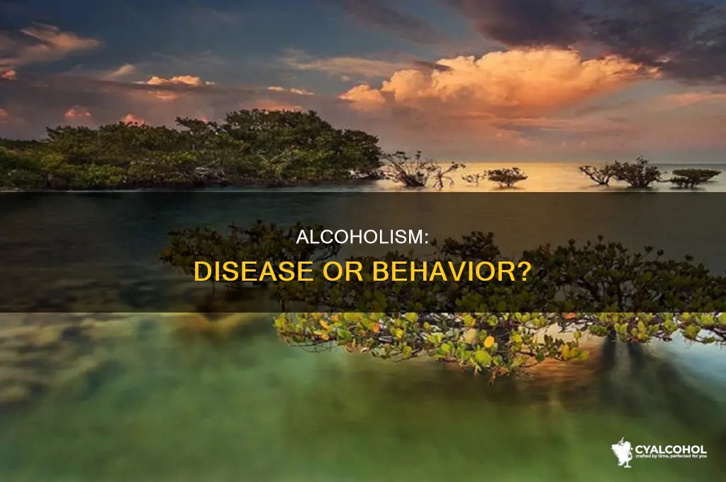 is alcoholism a disease or a learned behavior