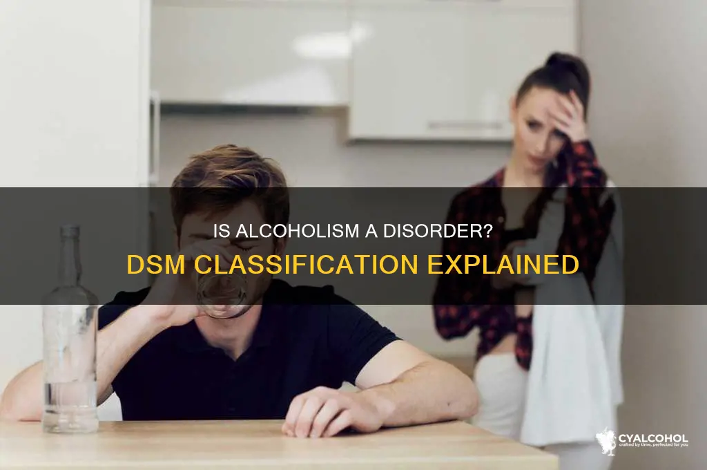 is alcoholism a disorder in dsm